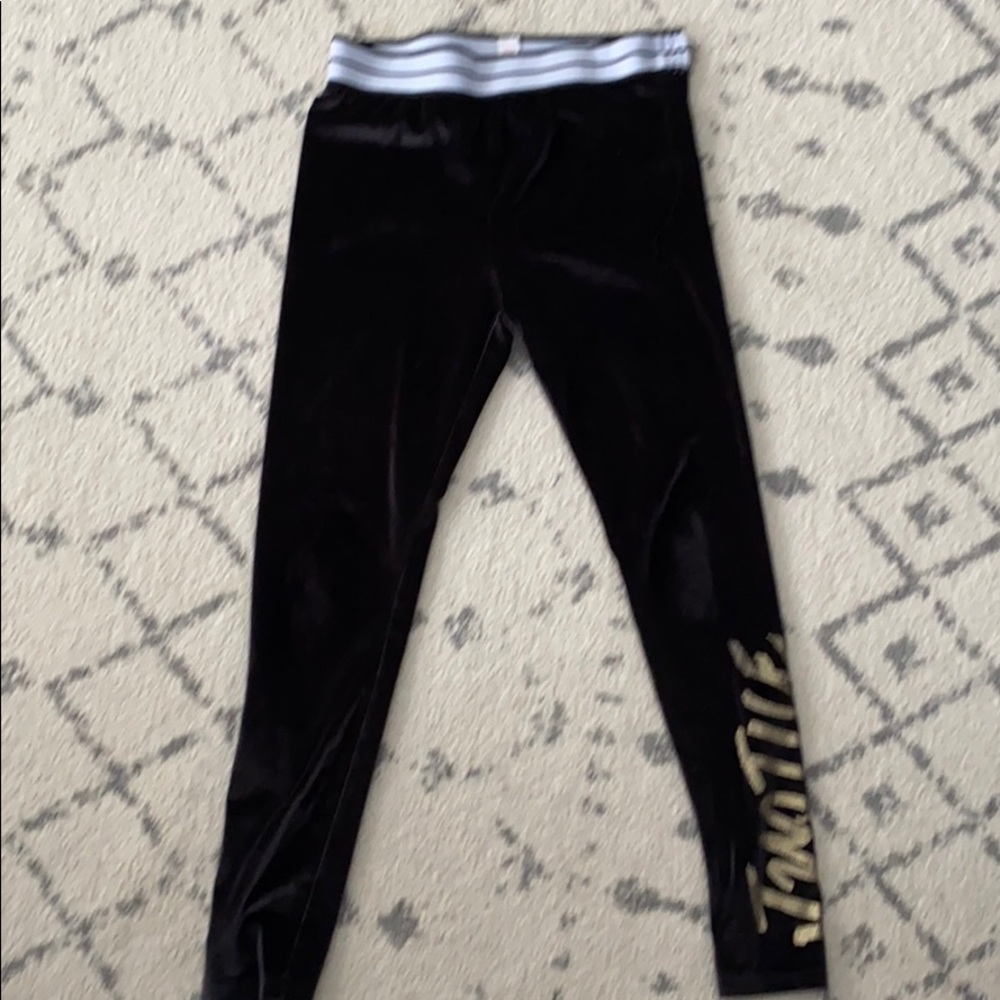 Justice velour pants
